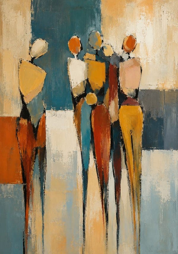 Abstract Wall Art Canvas Print 103 | WallAura Qatar