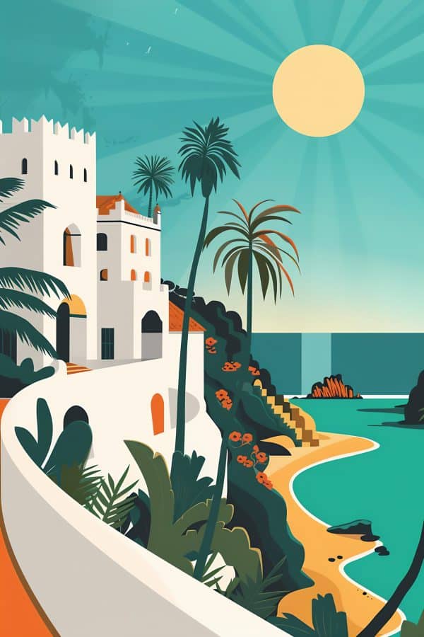 Illustration Wall Art Canvas Print 113 | WallAura Qatar