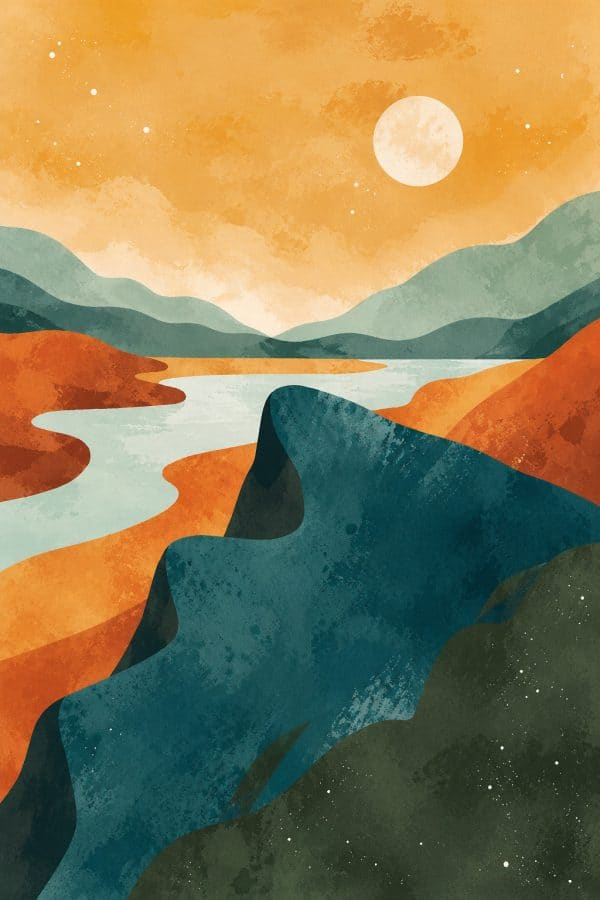 Illustration Wall Art Canvas Print 177 | WallAura Qatar